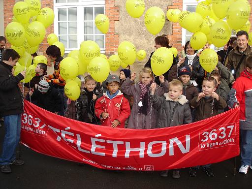 le lâcher de ballons