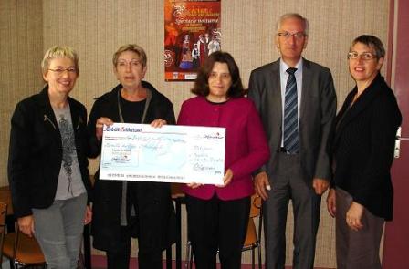 Réception du chèque